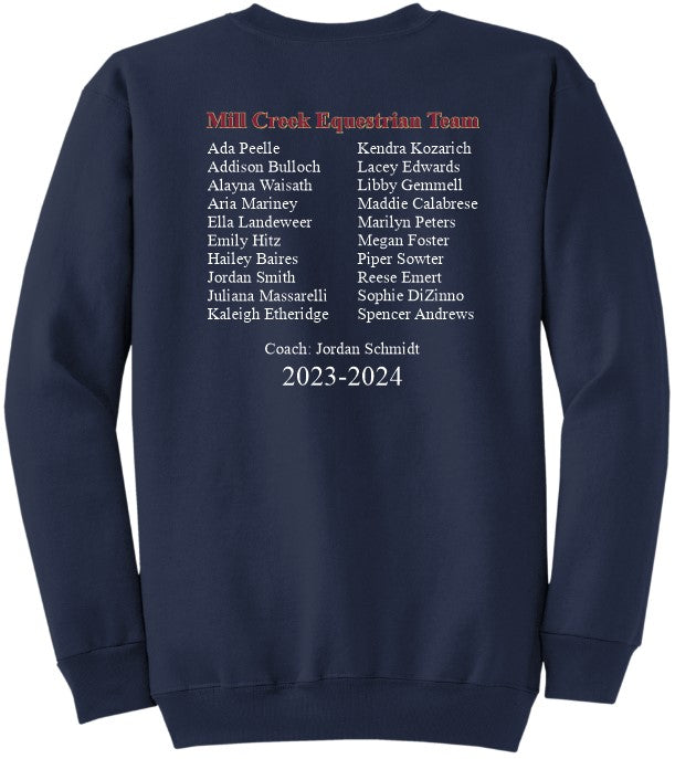 Mill Creek Equestrian Crew Neck Sweatshirt