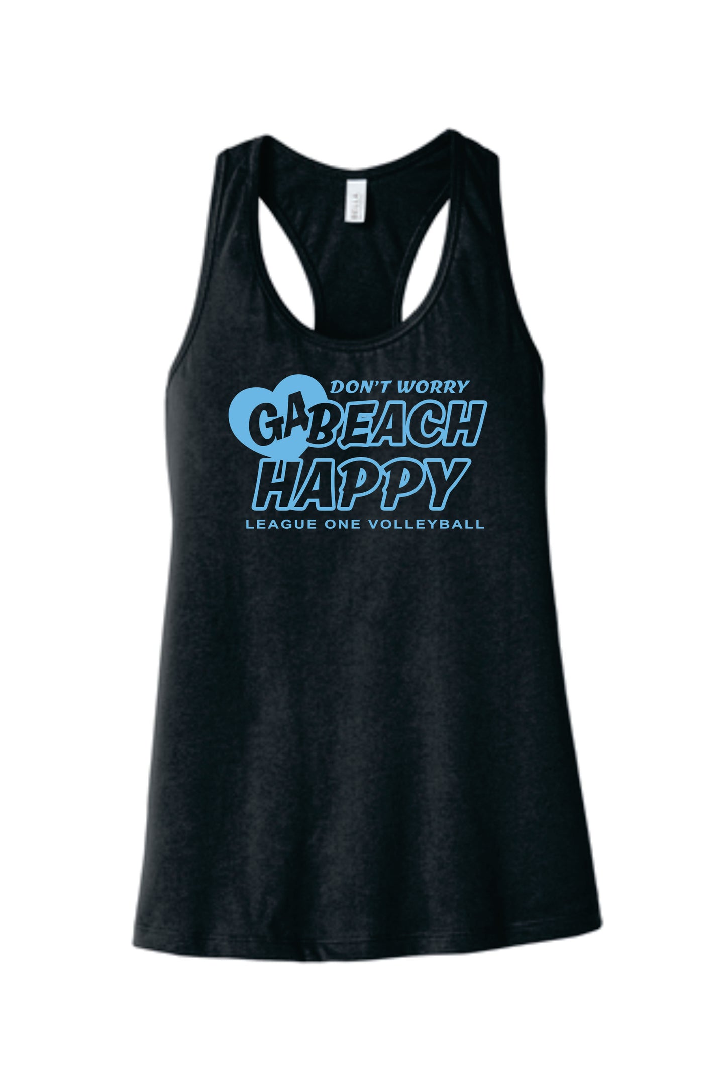 GA Beach Volleyball - Bella Tank Top - Blue Design