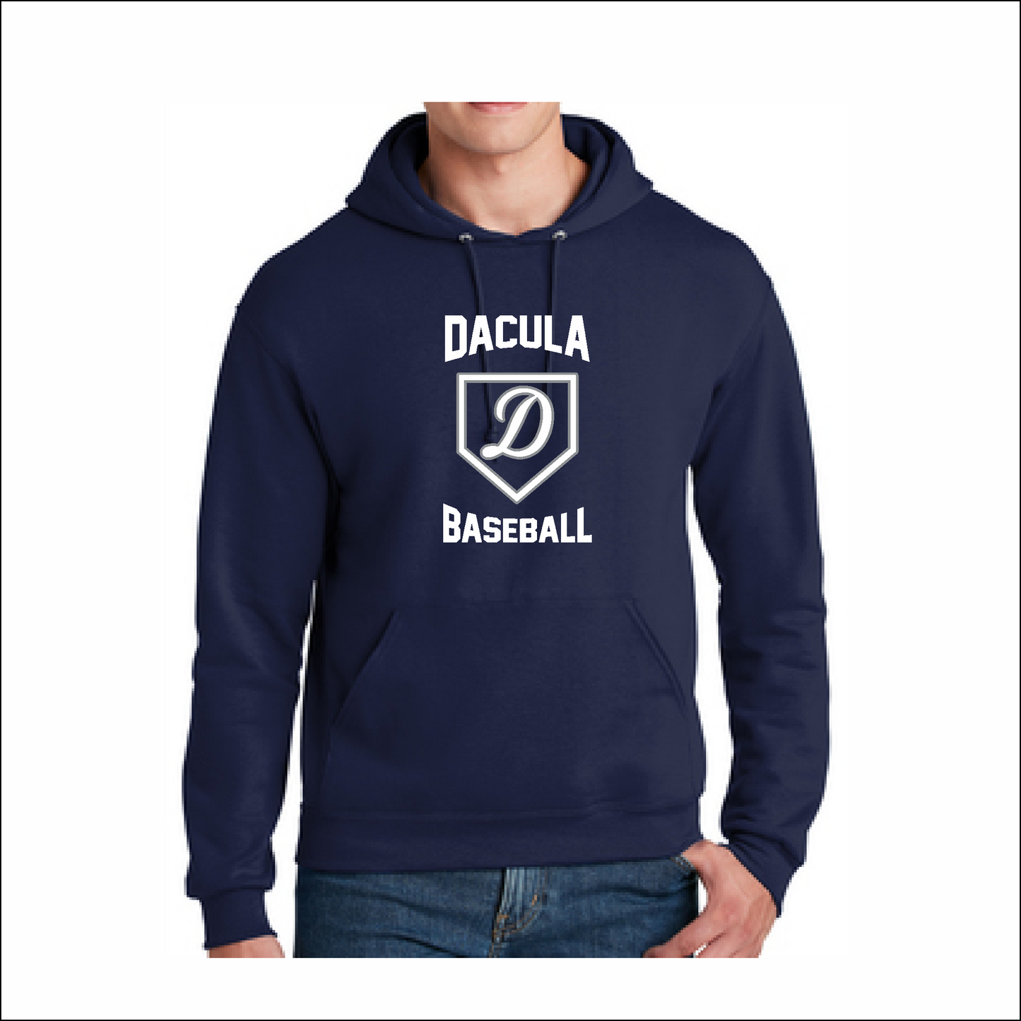 Dacula 11u Baseball - Adult Hoodie