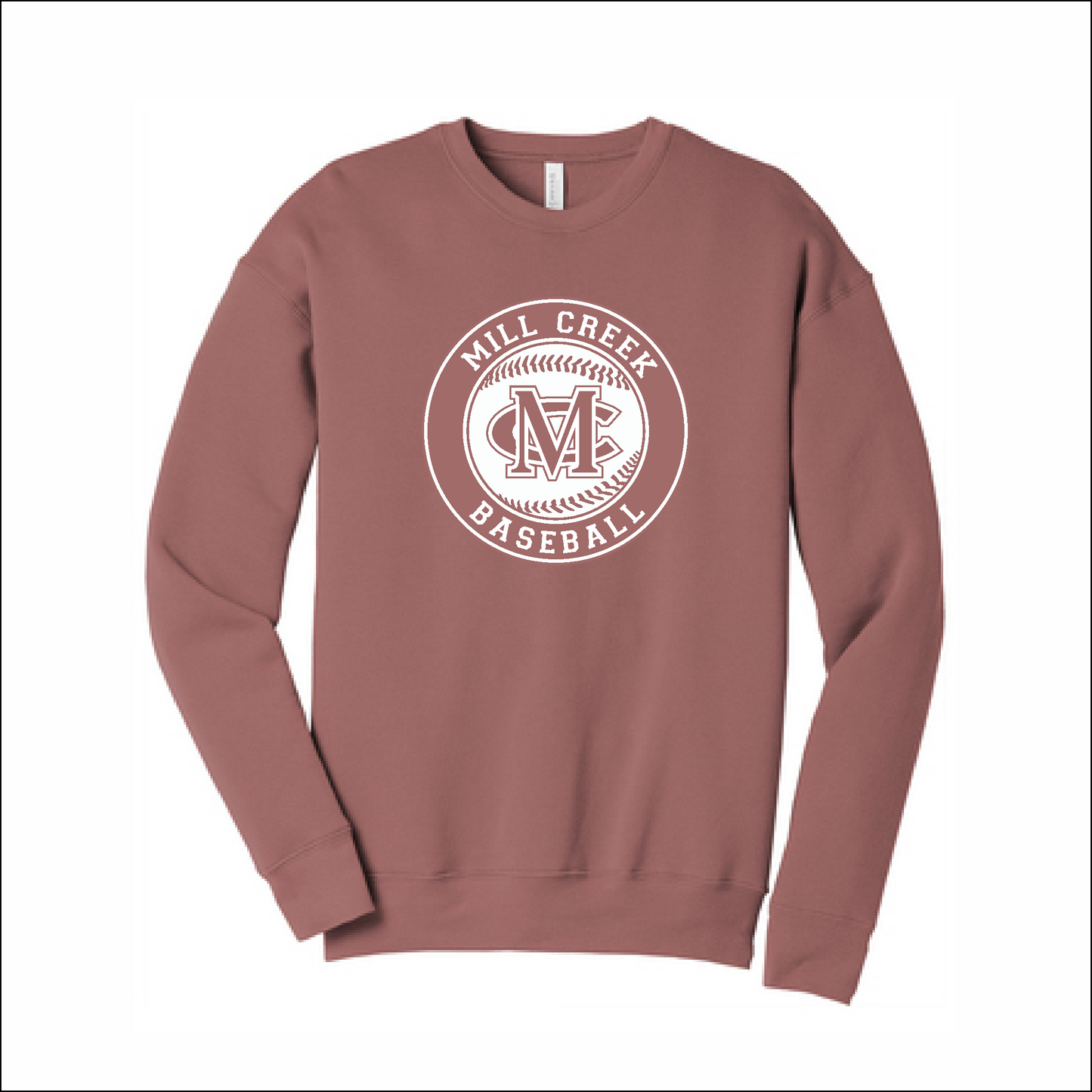 MC Baseball - Mauve Drop Shoulder Fleece