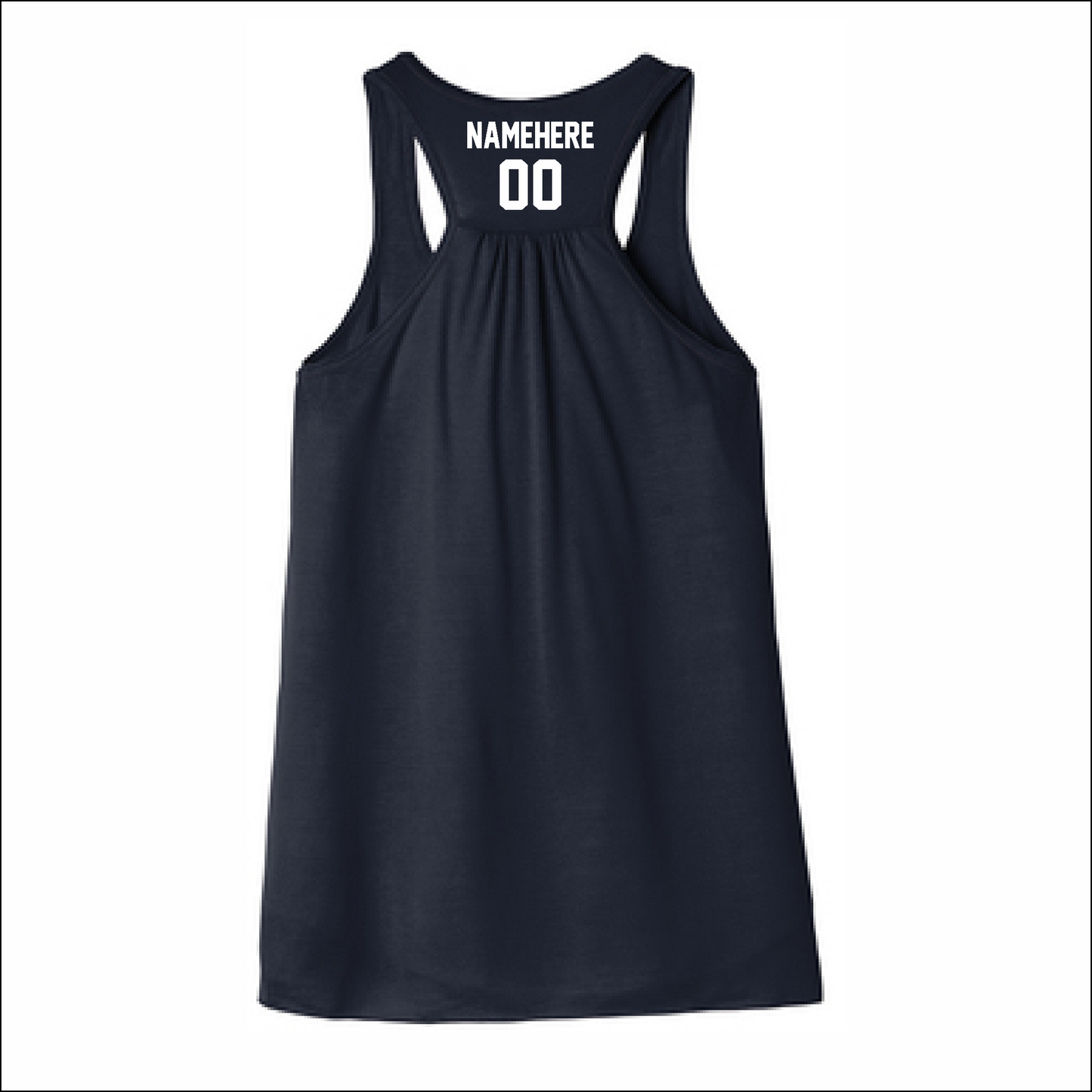 Dacula 11u Baseball - Flowy Racerback Tank