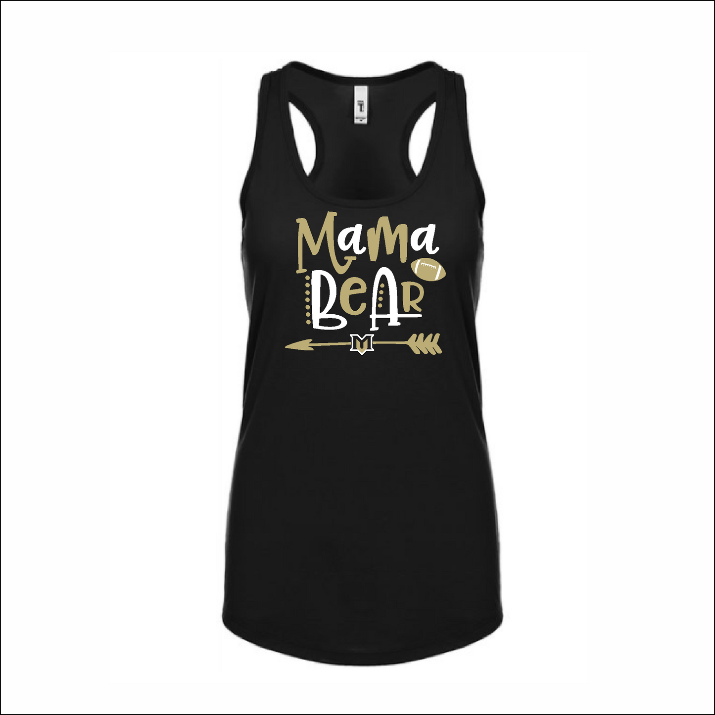 MV Football - Ladies Ideal Racerback Tank