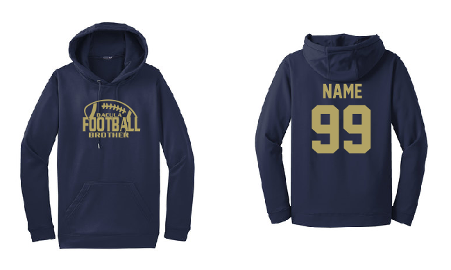 Dacula Family Football - Performance Hoodie