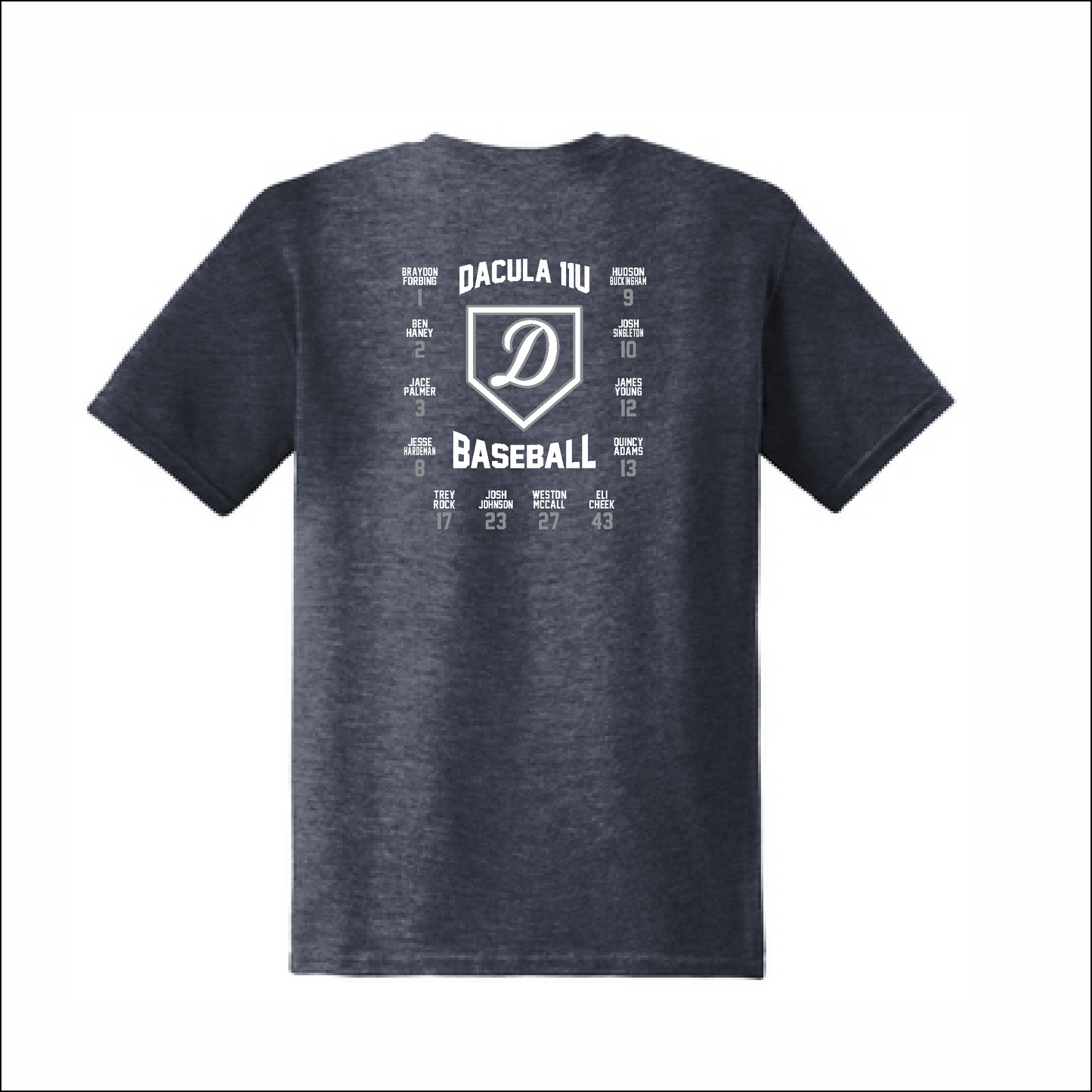Dacula 11u Baseball - Roster Shirt