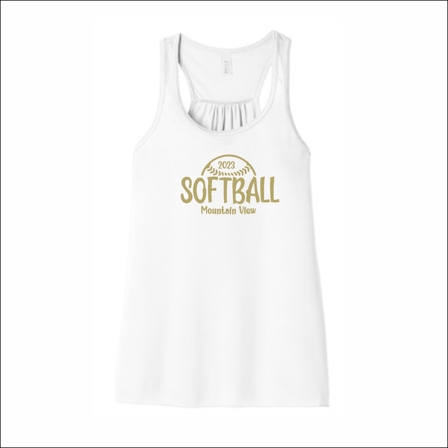 MV Softball 2023 - Flowy Racerback Tank