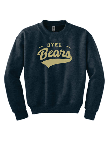 Dyer Bears Youth Crewneck Sweatshirt