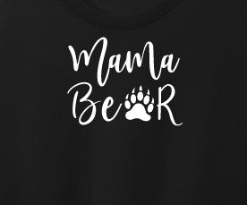 Mama Bear- VNeck Cotton Tshirt