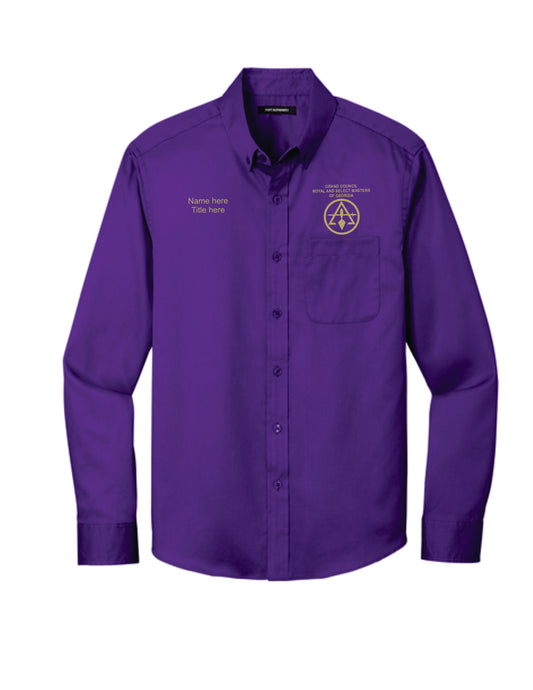 Grand Council Royal and Select Masters of Georgia Long Sleeve Woven Shirt
