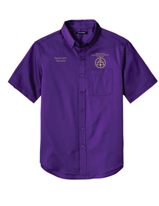Grand Council Royal and Select Masters of Georgia Woven Short Sleeve