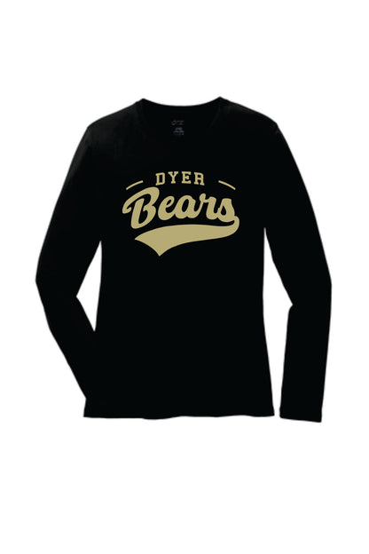 Dyer Bears Ladies Long Sleeve Shirt