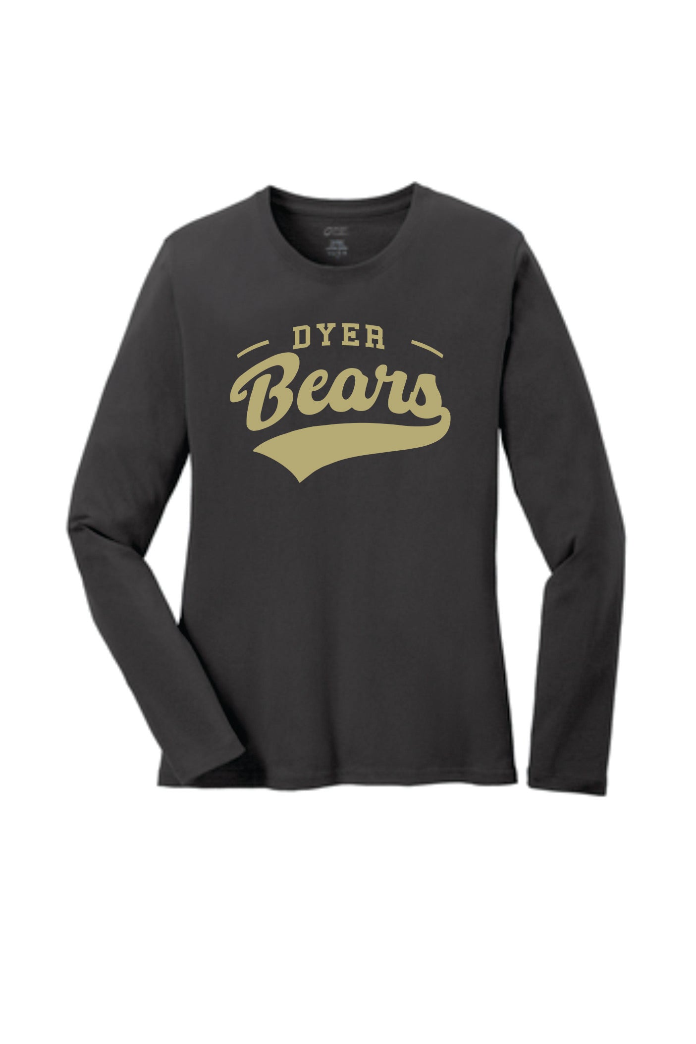 Dyer Bears Ladies Long Sleeve Shirt