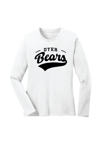 Dyer Bears Ladies Long Sleeve Shirt