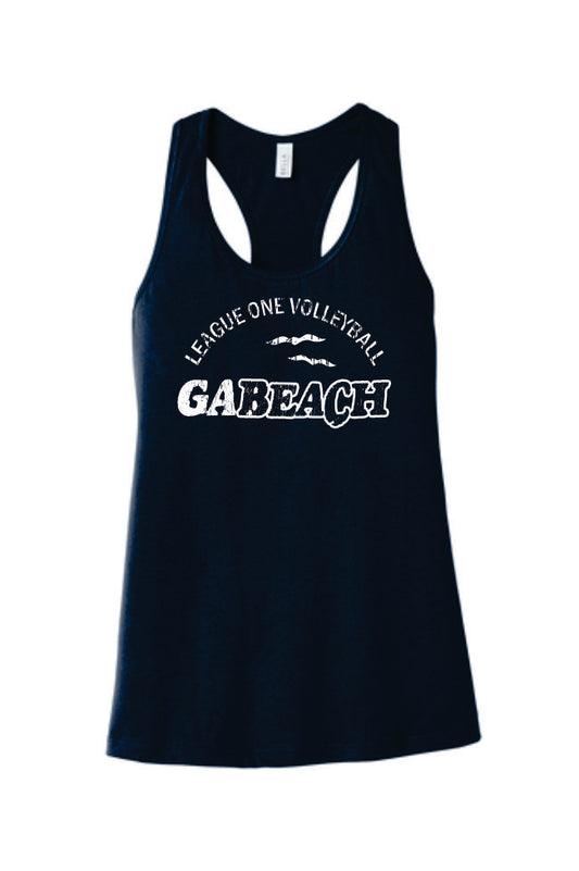 GA Beach Volleyball - Bella Tank Top - White Design