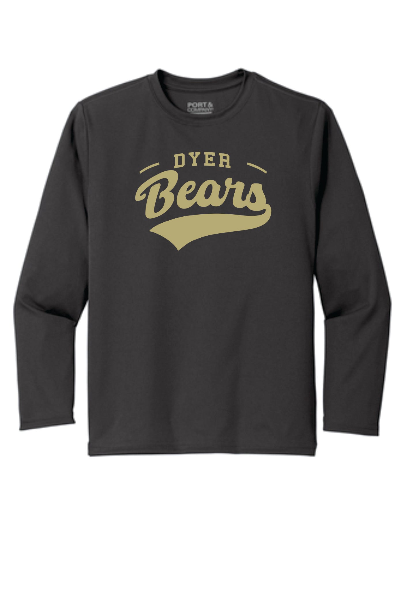 Dyer Bears Youth Performance Long Sleeve Shirt