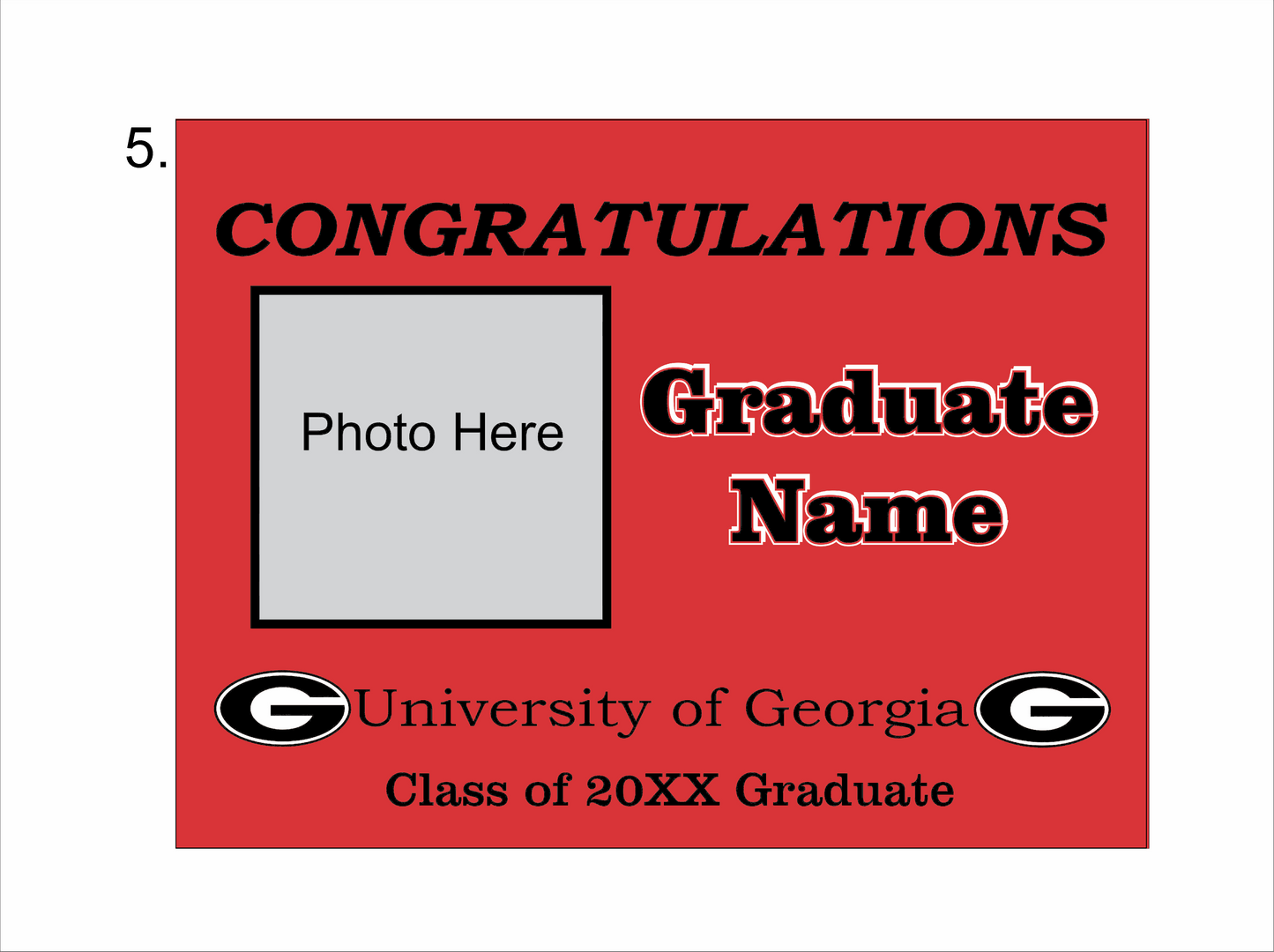 Custom Graduate Sign