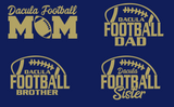 Dacula Family Football - Cotton Shirt