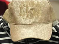 CC Glitter Ponytail Cap