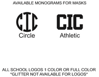 Monogrammed Mask
