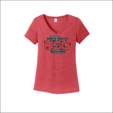 DSO Ladies Perfect Tri Ringspun V-Neck