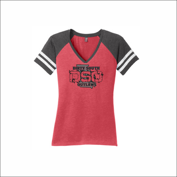 DSO Women's Game Day V-Neck Tee